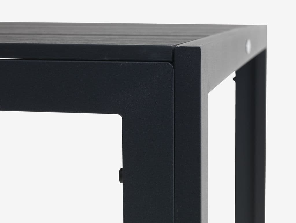 MADERUP C150 mesa + 4 GUDHJEM cadeira preto