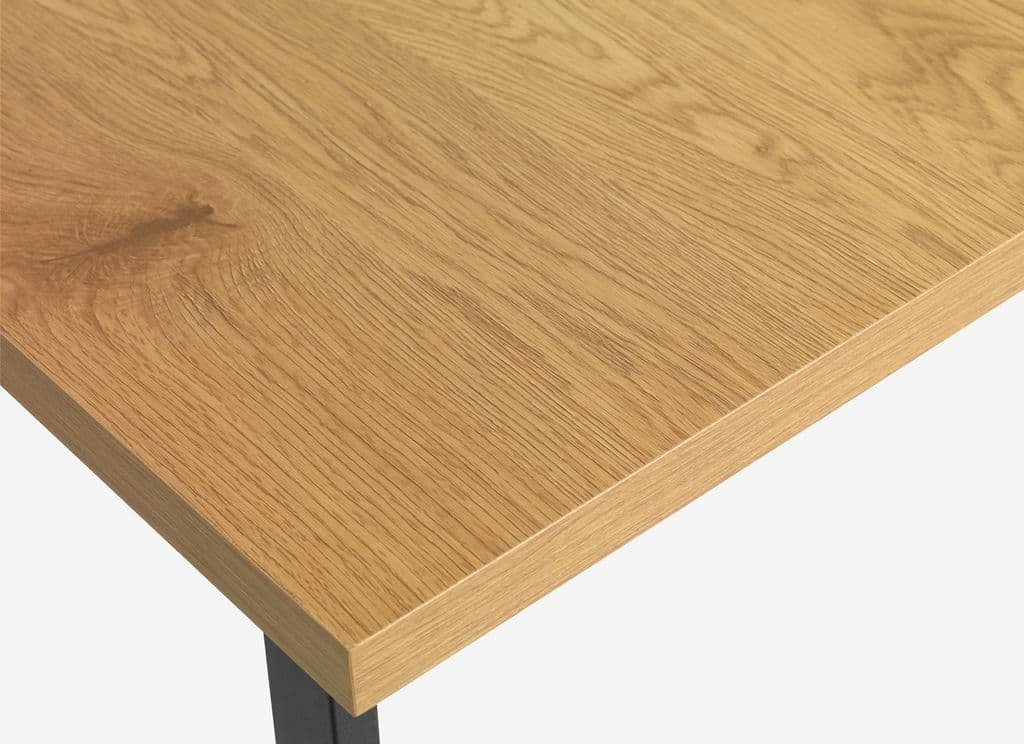 Mesa de jantar AABENRAA 80x120 cor carvalho/preto