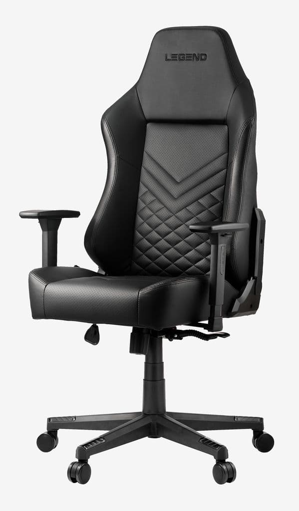 Cadeira gaming ABILDAA pele sintética preto