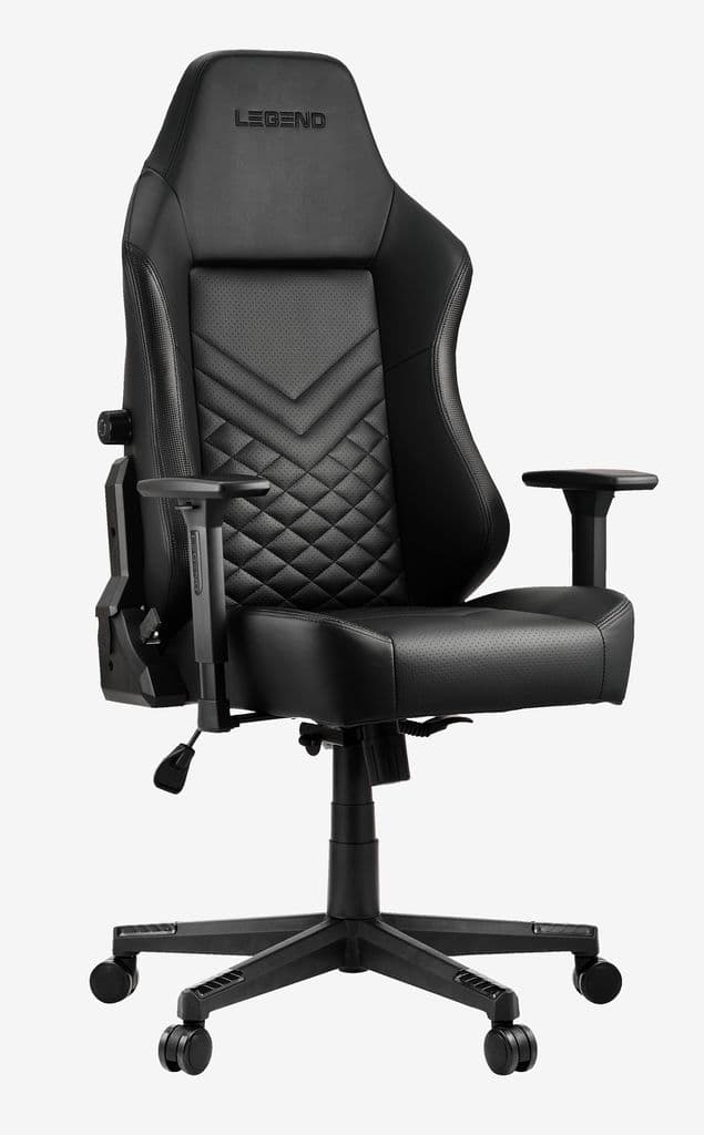Cadeira gaming ABILDAA pele sintética preto