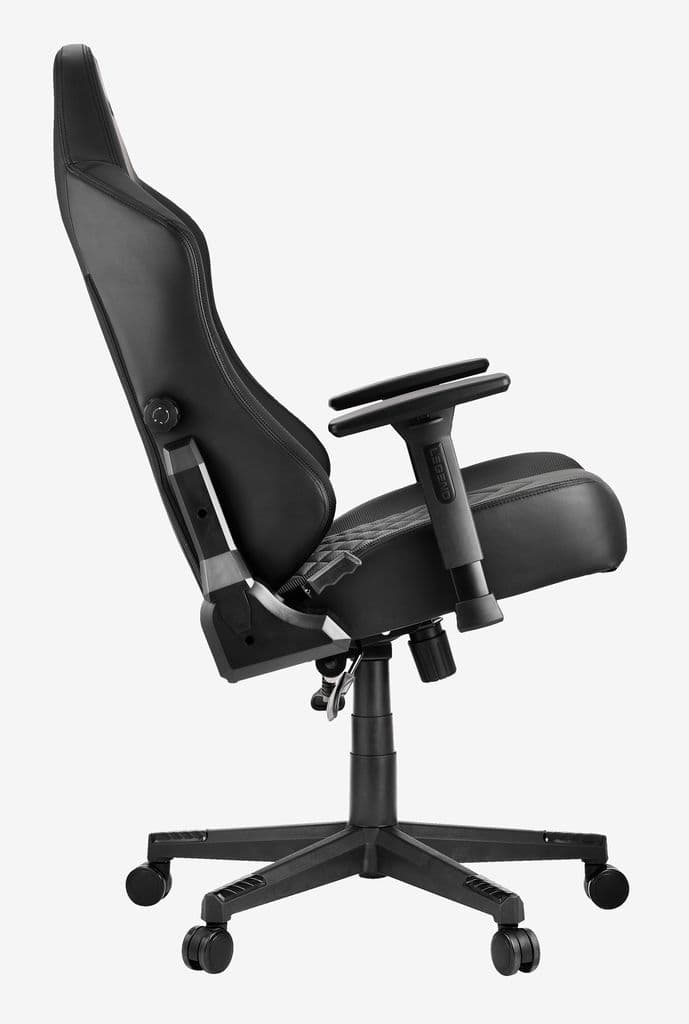 Cadeira gaming ABILDAA pele sintética preto