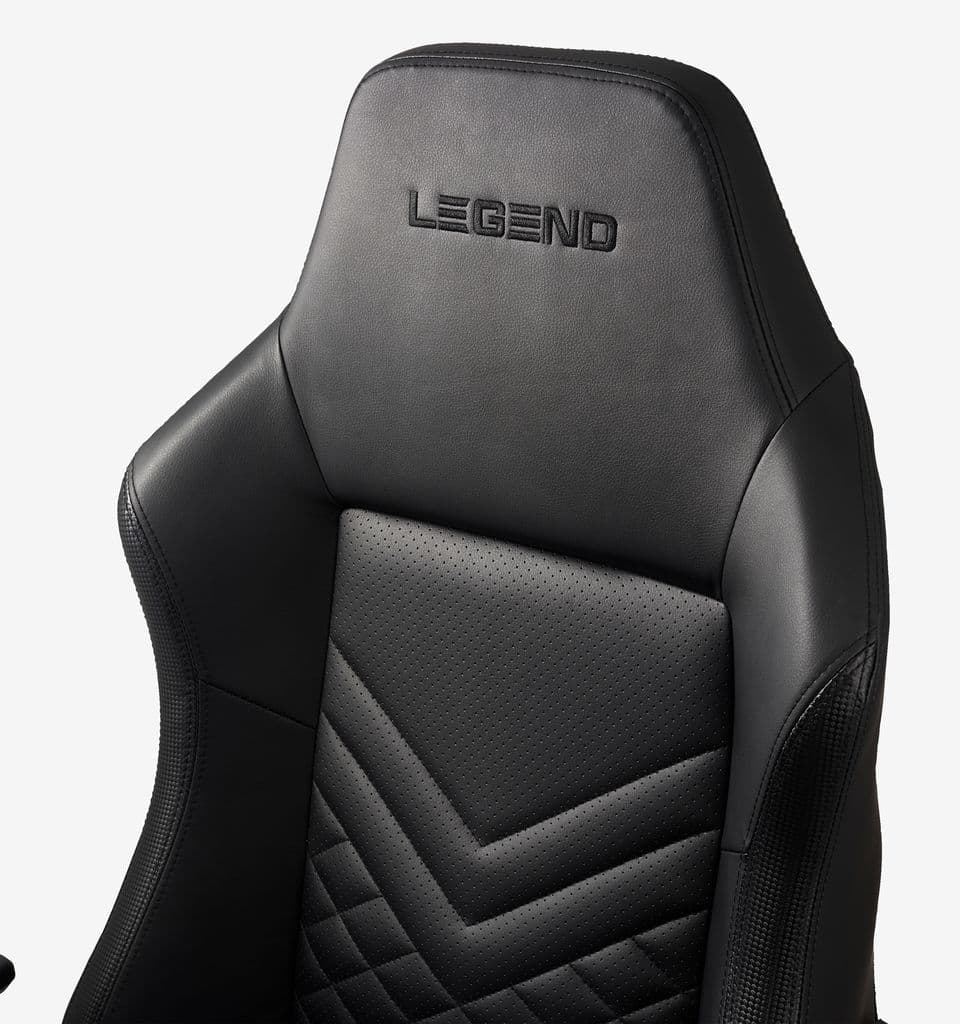 Cadeira gaming ABILDAA pele sintética preto