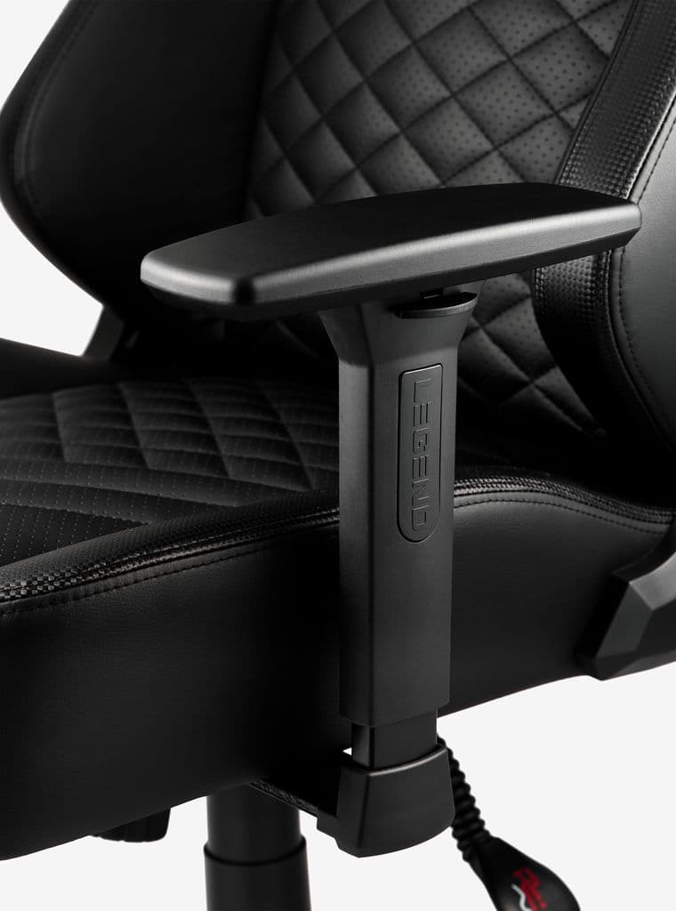 Cadeira gaming ABILDAA pele sintética preto