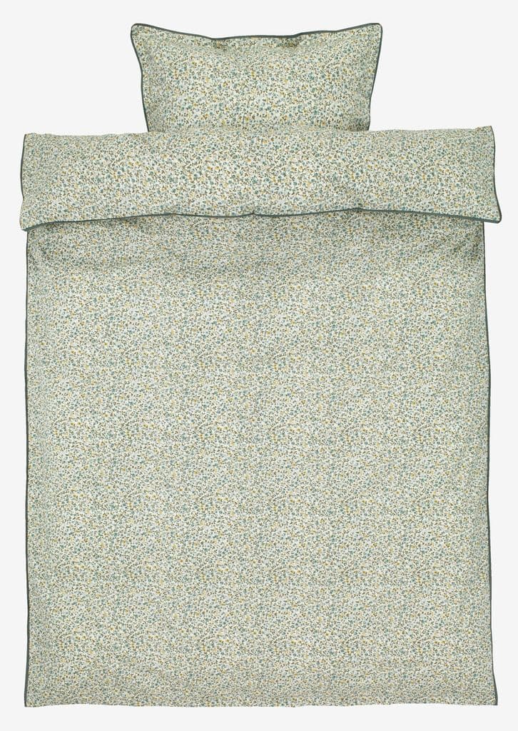 Conjunto capa edredão percal EMILY 155x220 azul