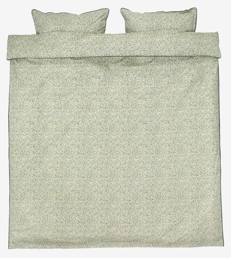 Conjunto capa edredão percal EMILY 240x220 azul