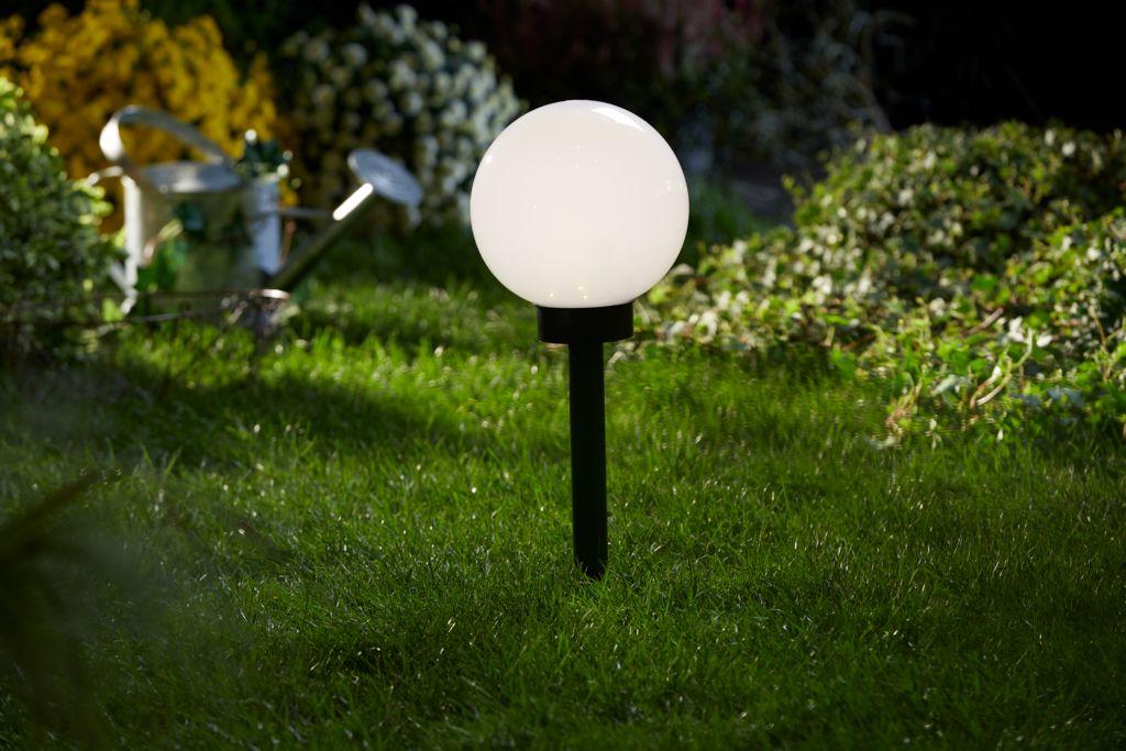 Candeeiro solar SOL Ø20xA54 cm branco