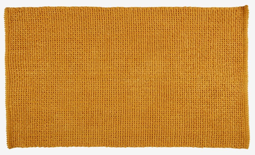 Tapete de casa de banho NOLVIK 70x120 amarelo KRONBORG