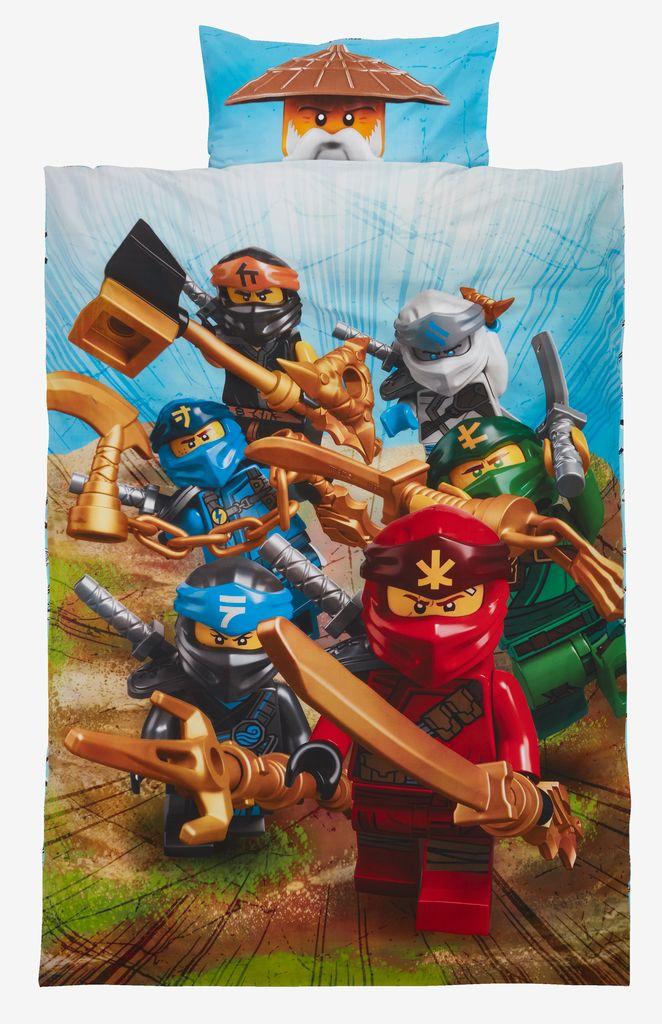 Conjunto capa edredão LEGO NINJAGO 155x220 azul