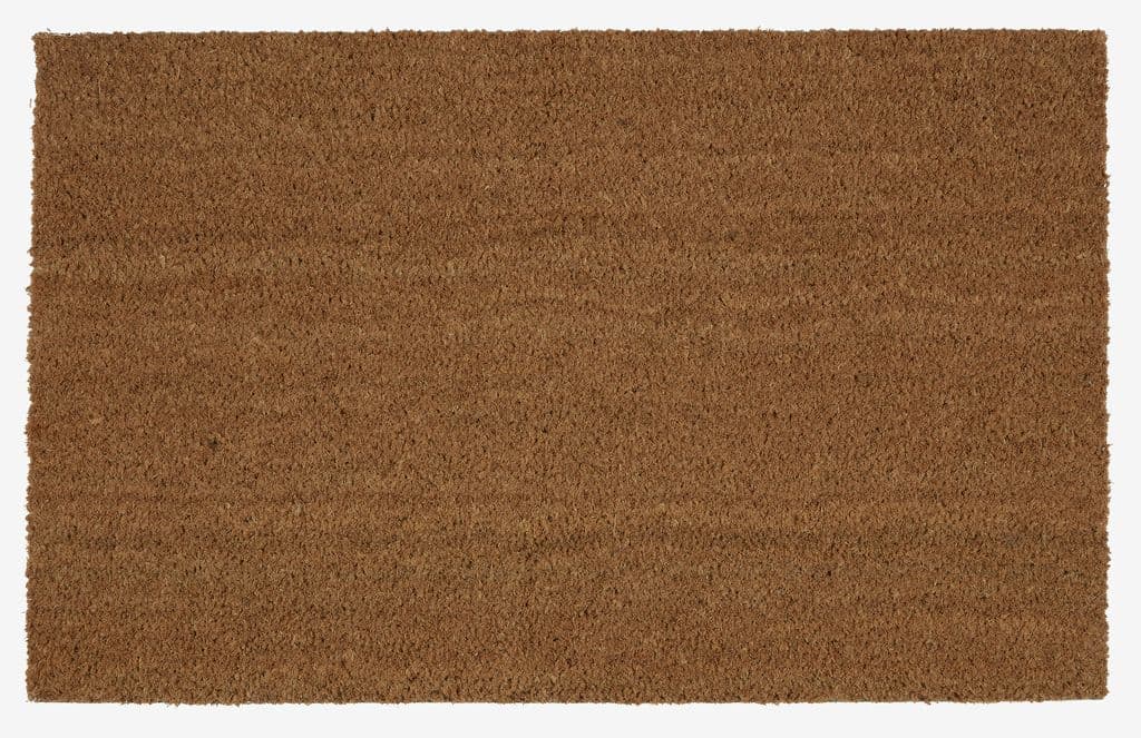 Tapete entrada GEORGINE 50x80x1,5 fibra de coco natural