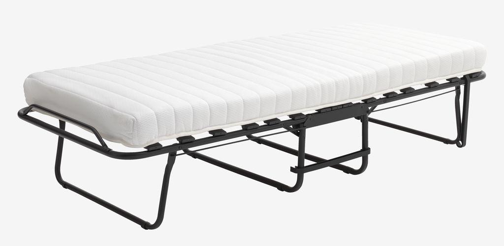 Cama de hóspedes ILSKOV 80x193 branco/preto