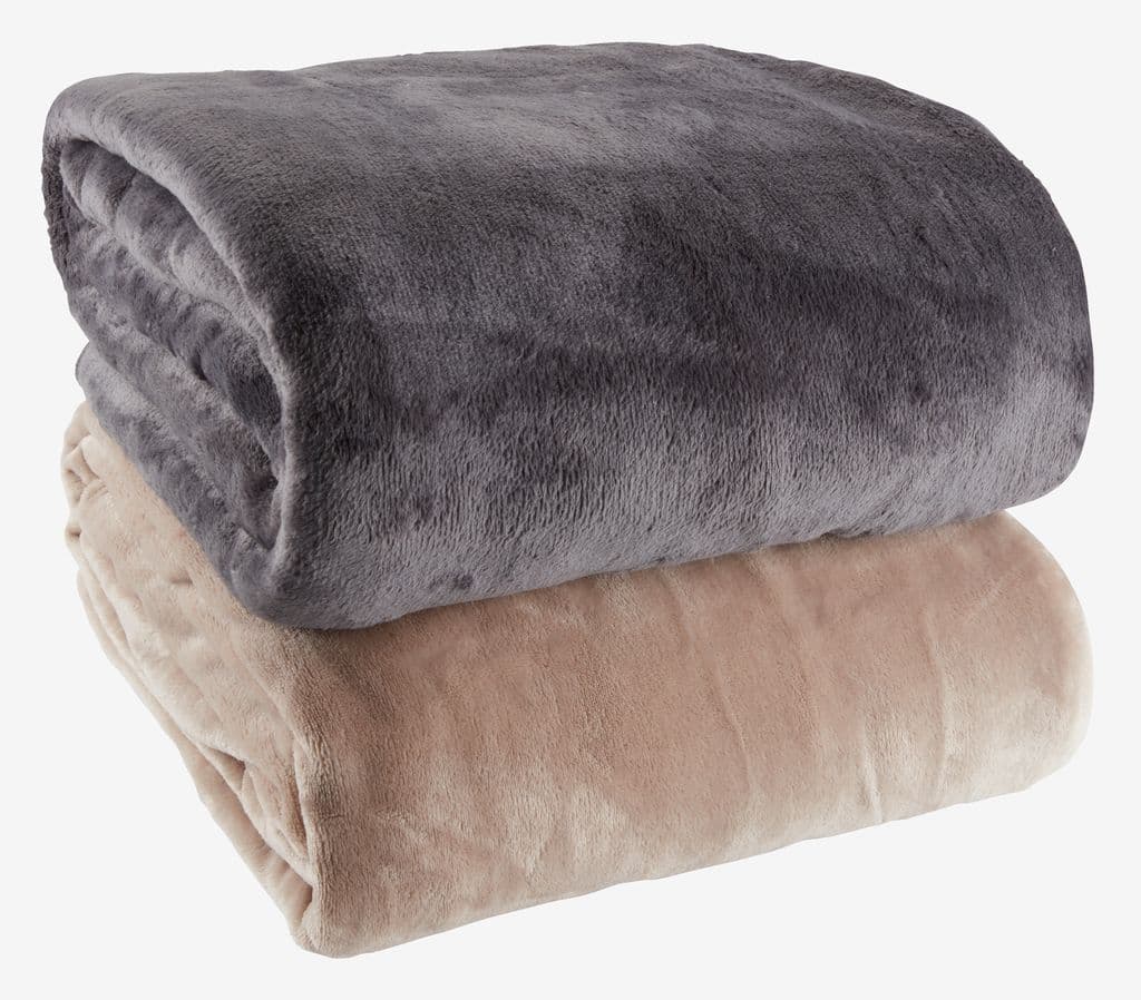 Manta polar GULSKOLM 220x240 taupe