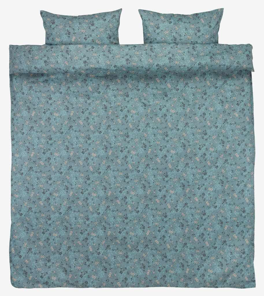 Conjunto capa edredão acetinado EBBA 240x220 azul