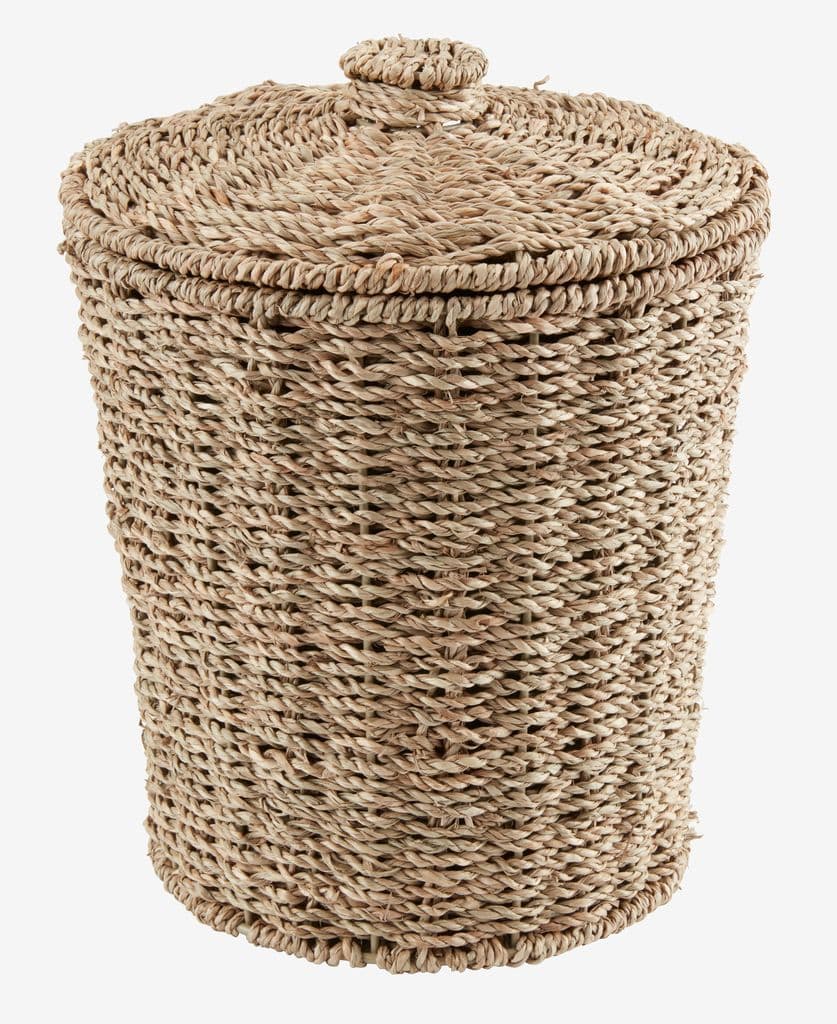 Balde de lixo pedal VEGBY 5L ervas marinhas