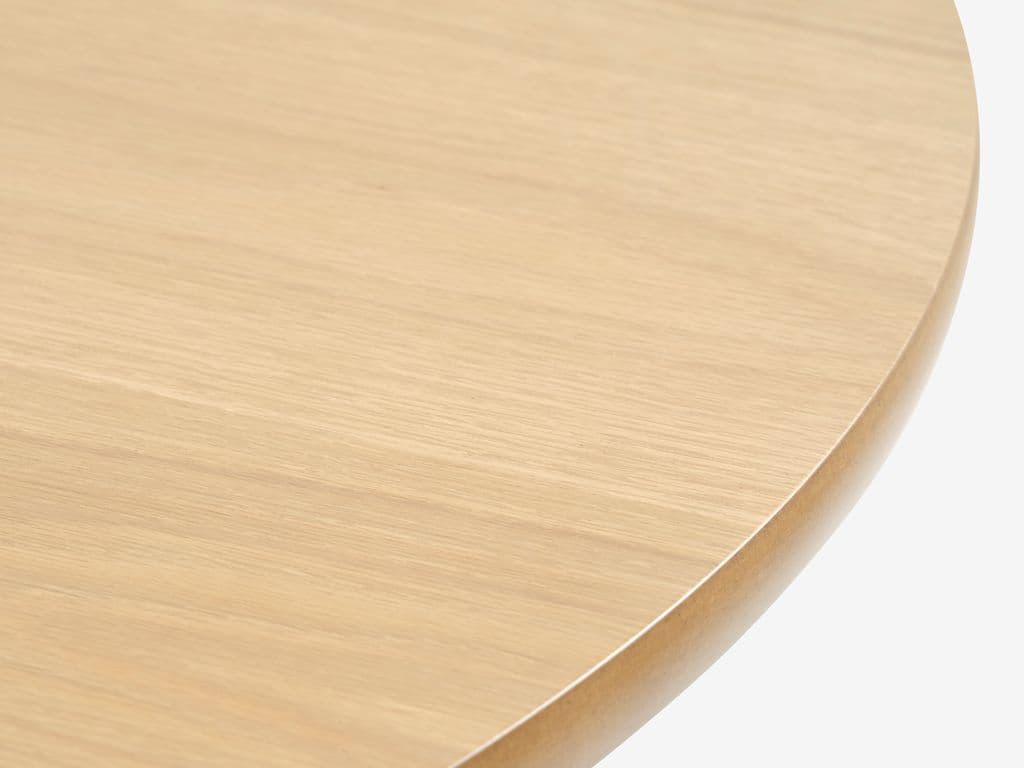 Mesa de jantar JEGIND Ø105 carvalho/preto