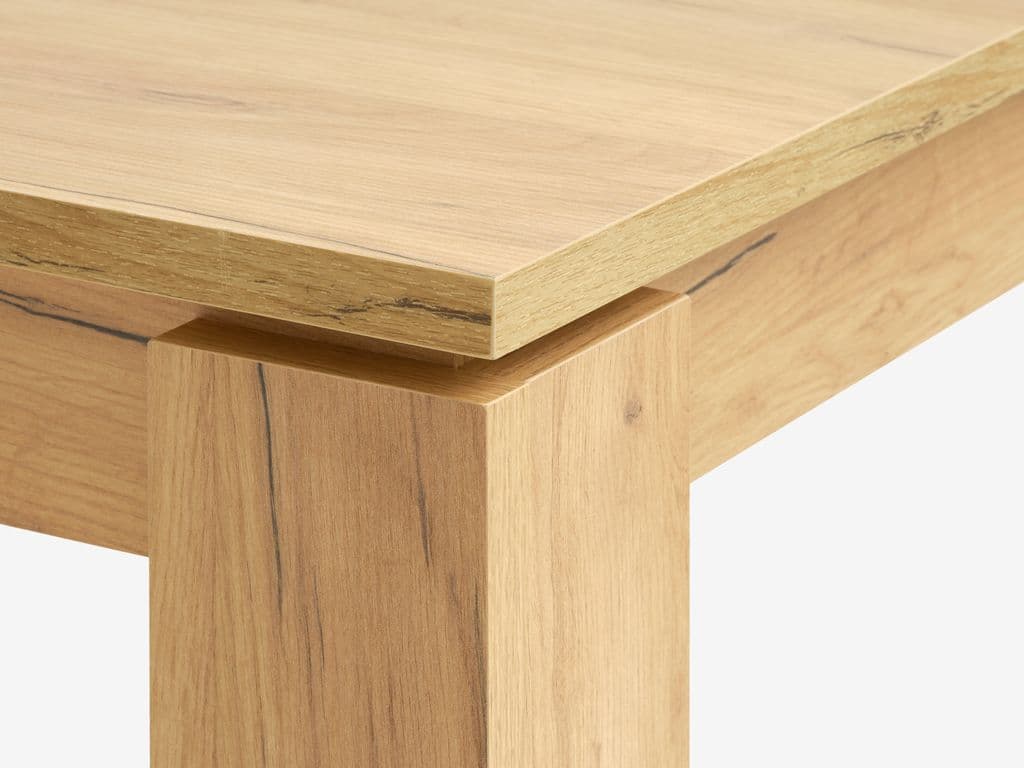 Mesa de jantar LINTRUP 90x190/280 carvalho