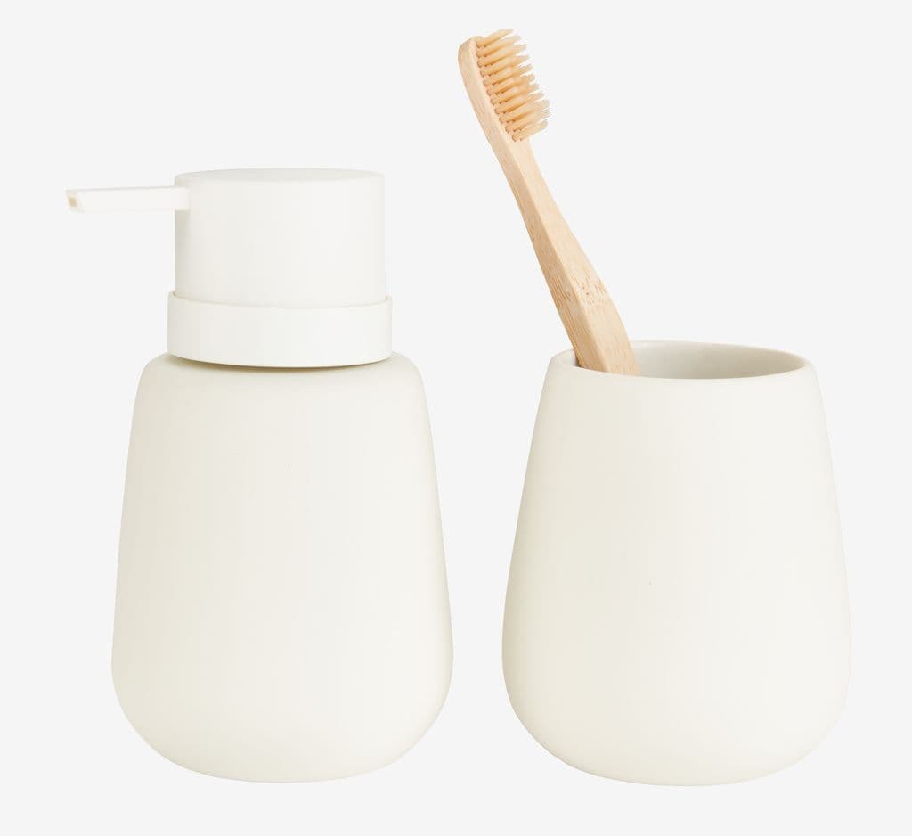 Suporte escova de dentes EKBY branco