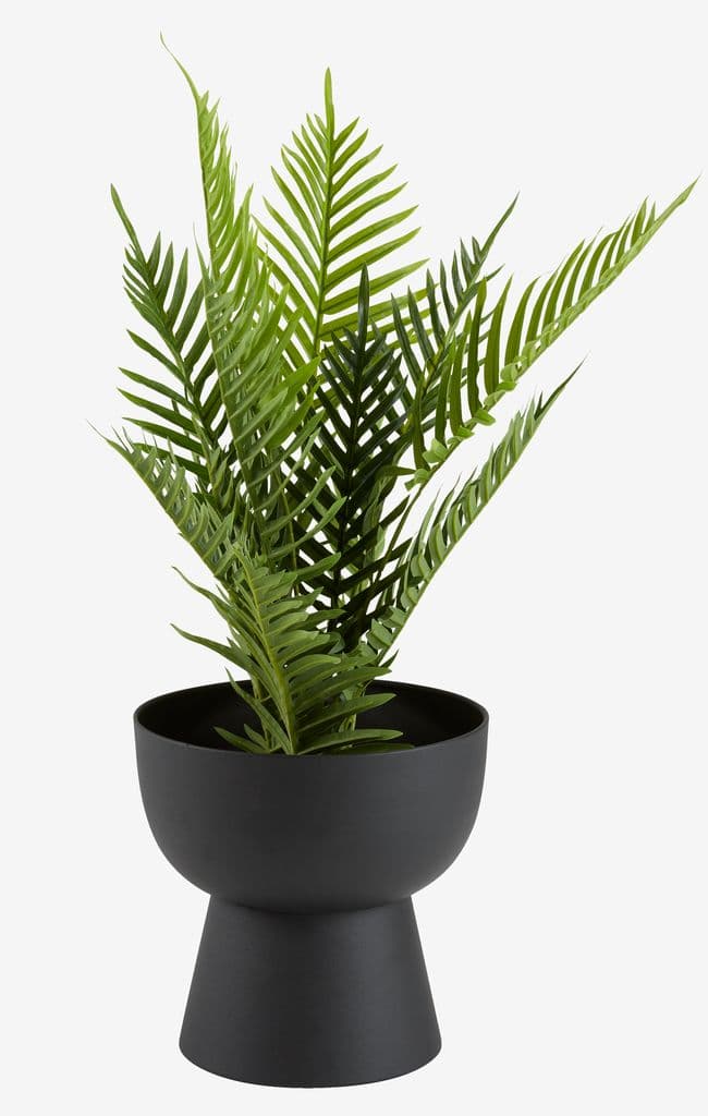 Vaso de jardim LOMVI Ø30xA30 preto