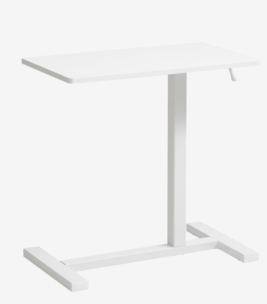 Mesa altura regulável gás BOESTOFTE 70x40 branco