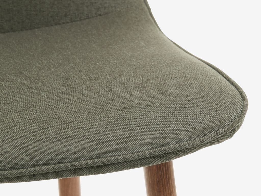 Cadeira de jantar BISTRUP verde azeitona/carvalho