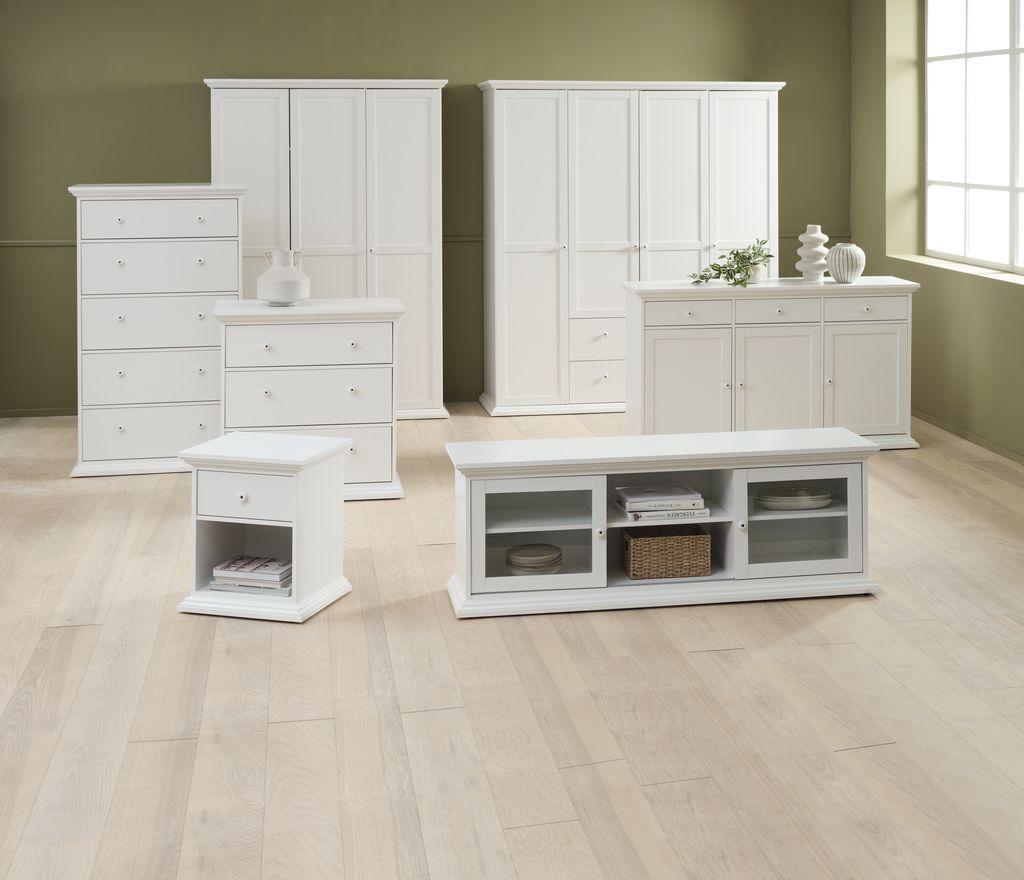 Mesa de cabeceira FREDENSBORG branco