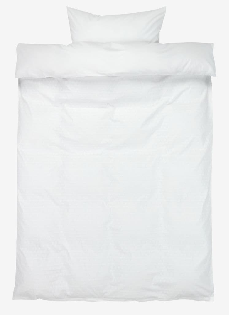 Conjunto capa edredão BIBI 155x220 branco