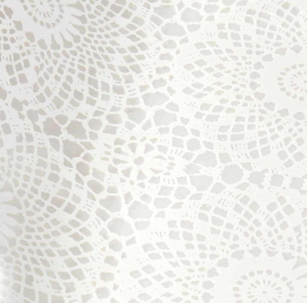 Toalha mesa vinil KROSSVED 140 transparente/branco