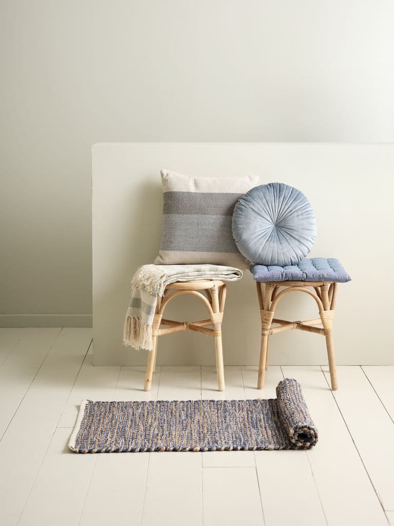 Almofada decorativa KUGLEASK Ø40 azul