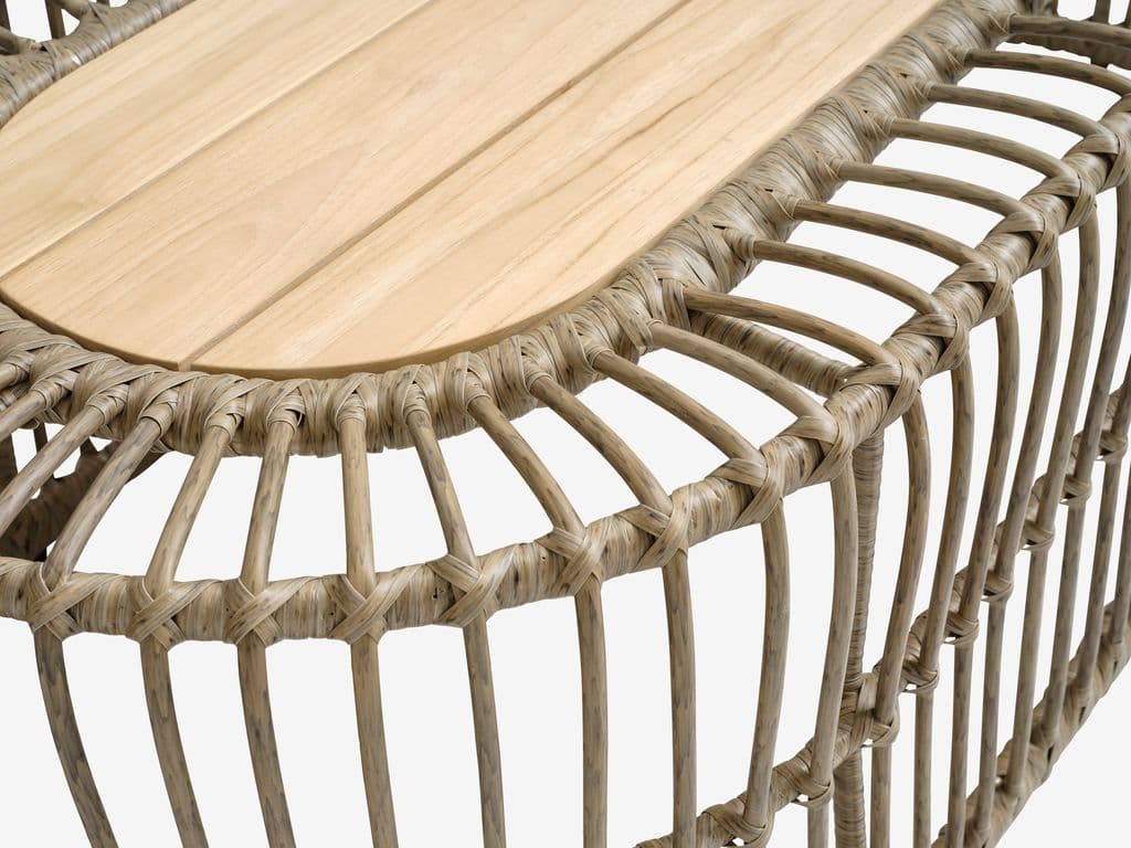 Lounge set ILLERUP 4,5 lugares natural