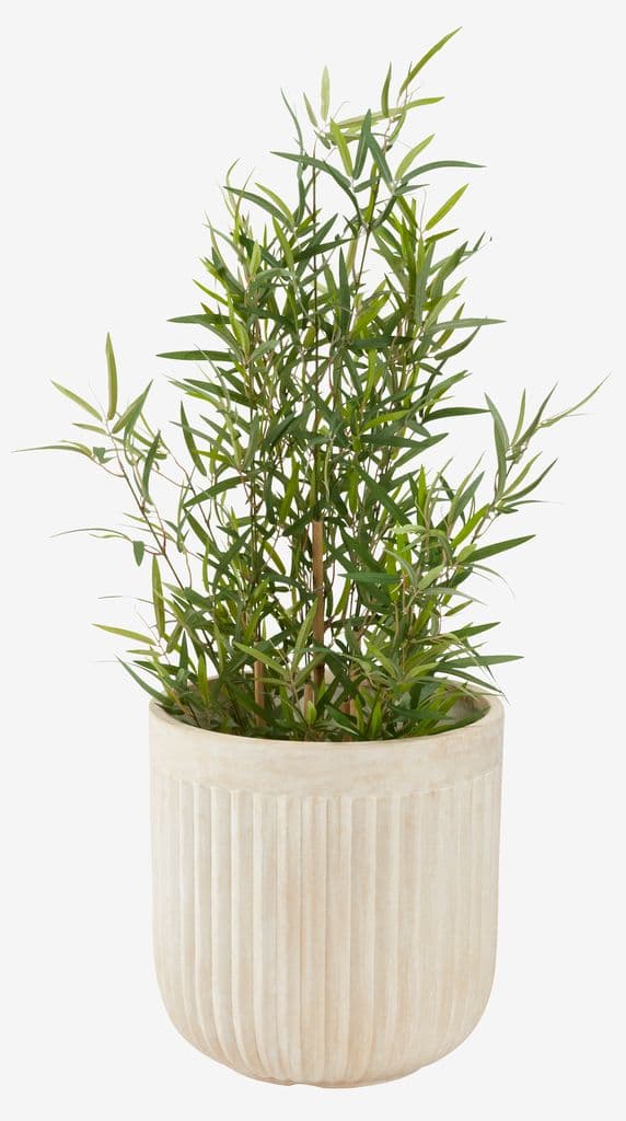 Vaso jardim BRILLEAND Ø37xH37 natural