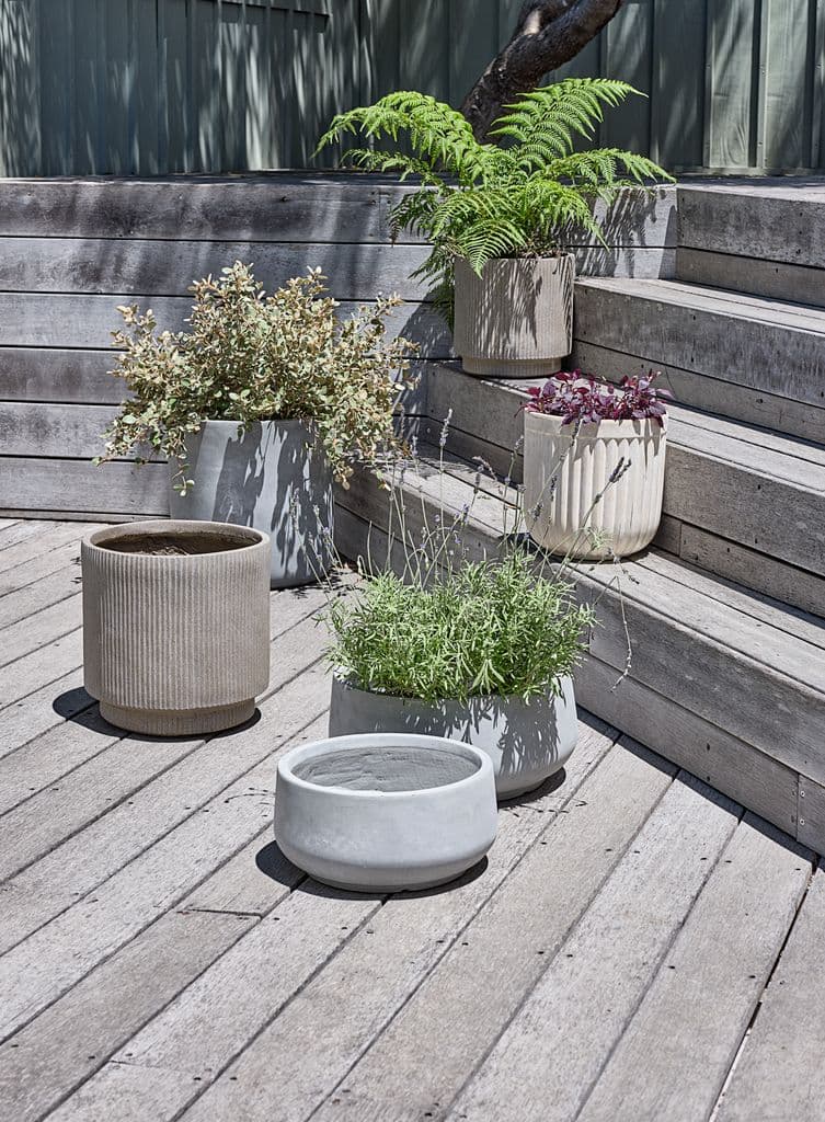 Vaso jardim BRILLEAND Ø37xH37 natural