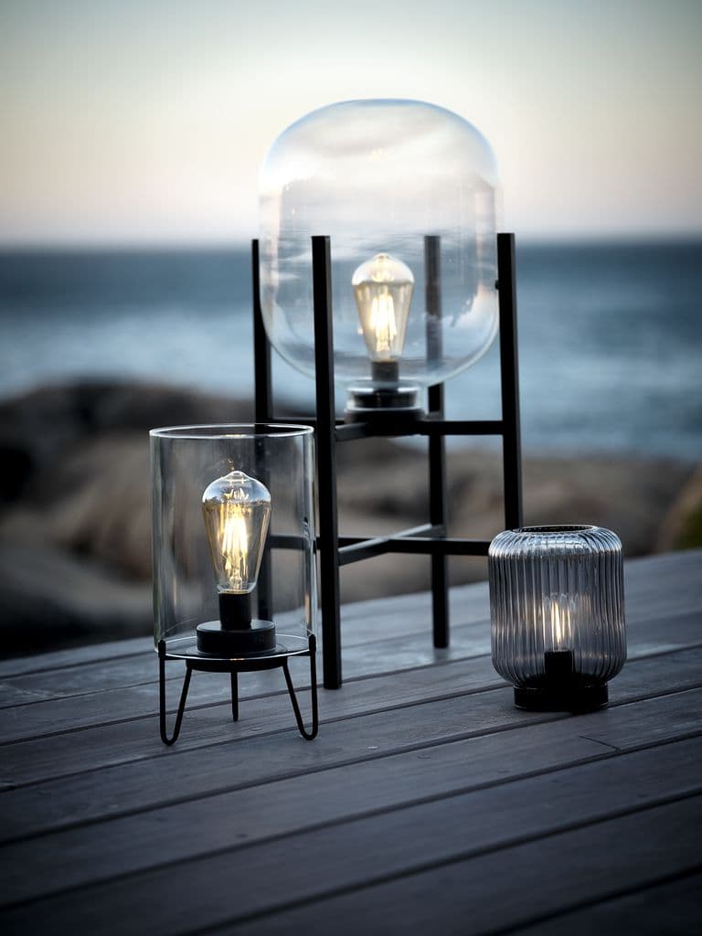 Candeeiro decorativo SIMMA Ø13xA17 esfumado