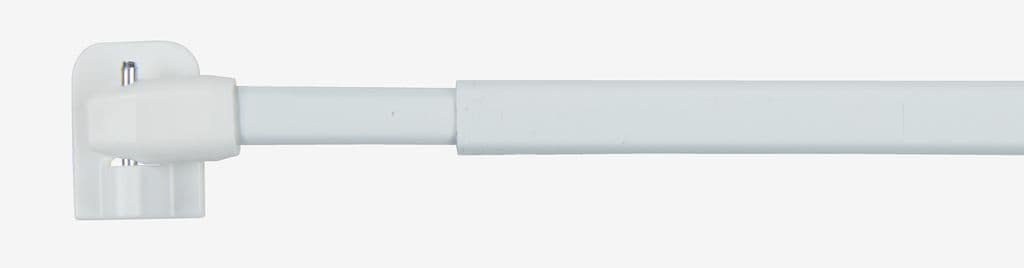 Varão de cortinado de rede 80-100cm branco