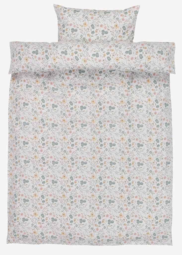 Conjunto capa edredão flanela ERIKA 155x220 colorido