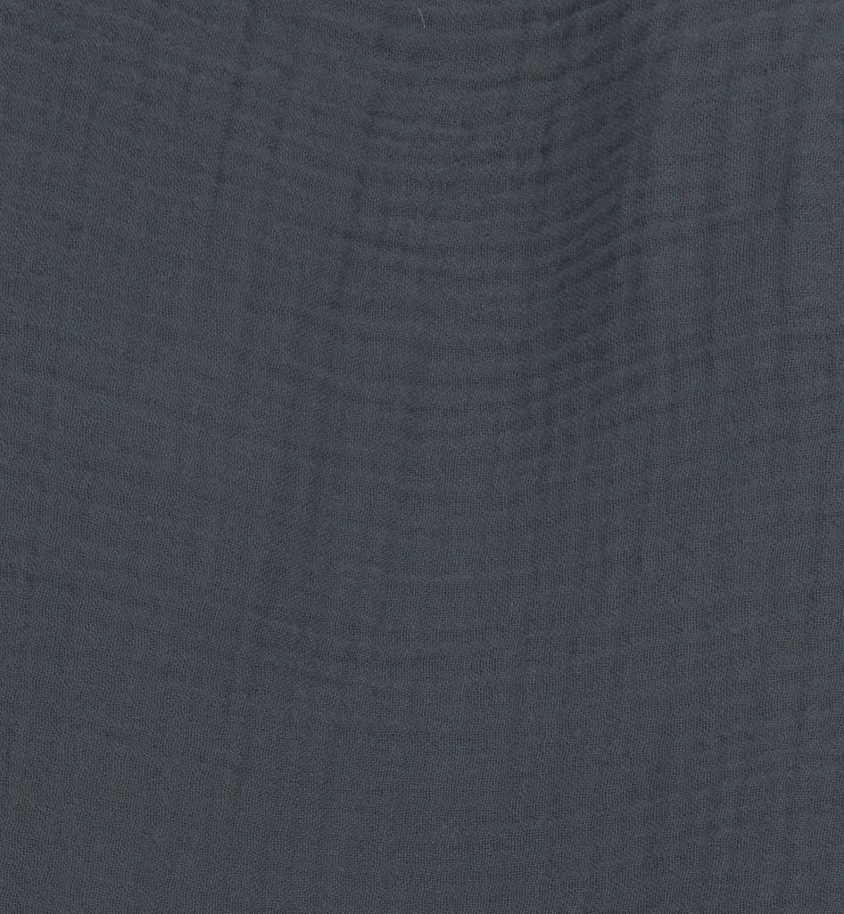 Conjunto capa edredão MALOU musselina 155x220 cinzento esc