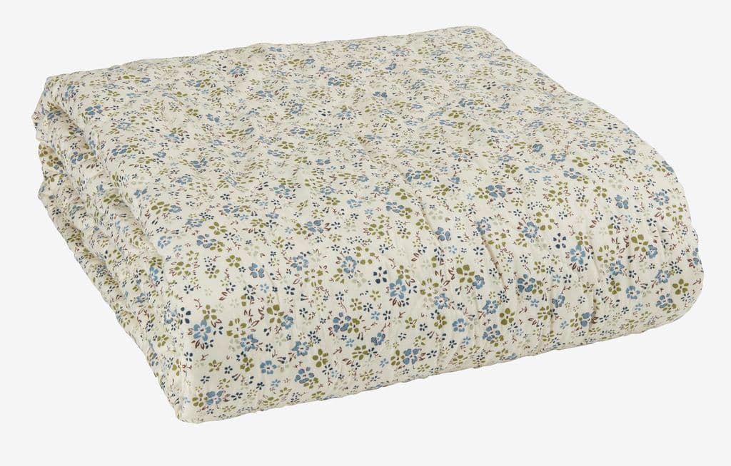 Manta acolchoada FRESIA 140x200 verde/azul