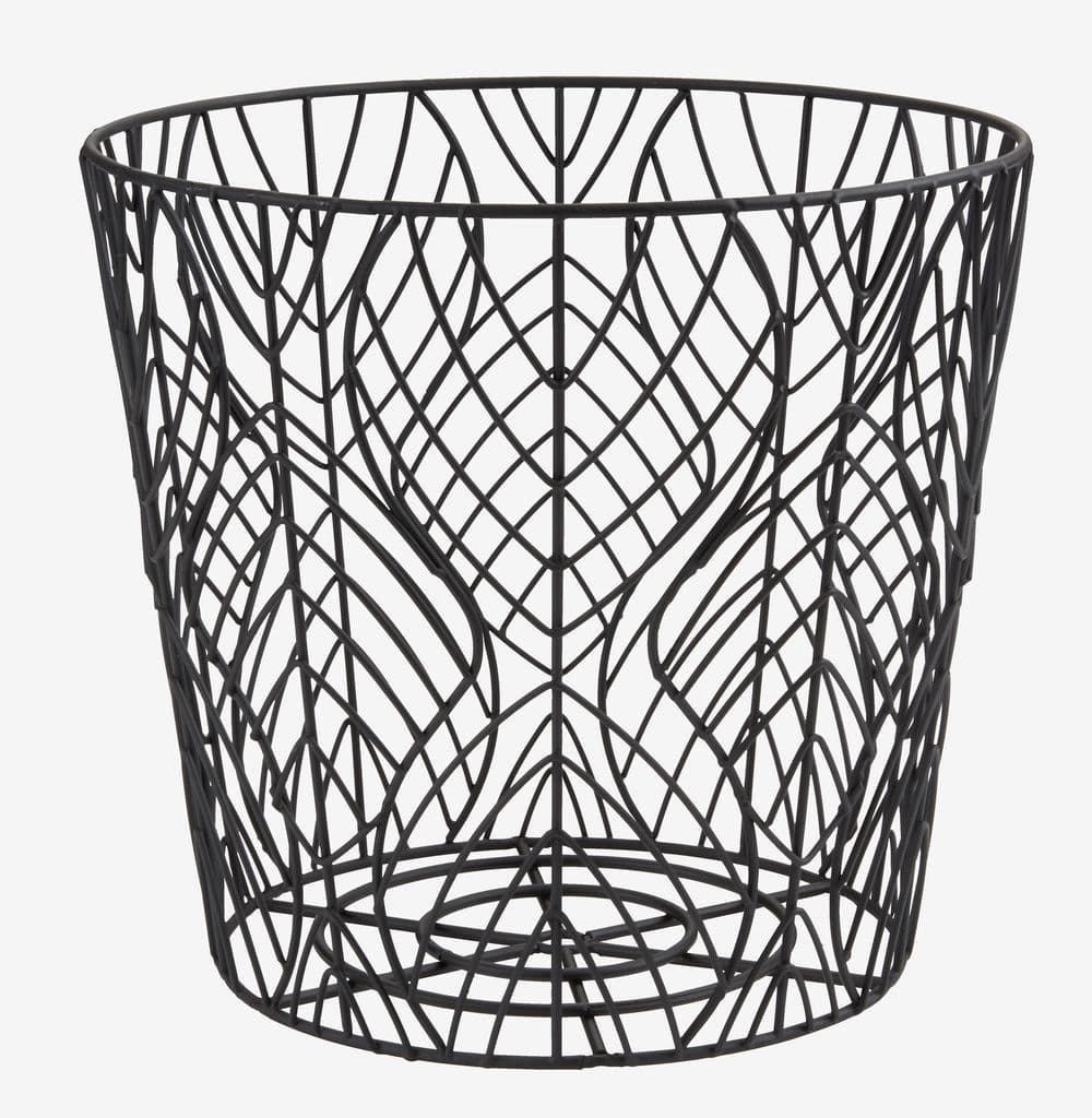 Cesto ILSBO arame metal preto