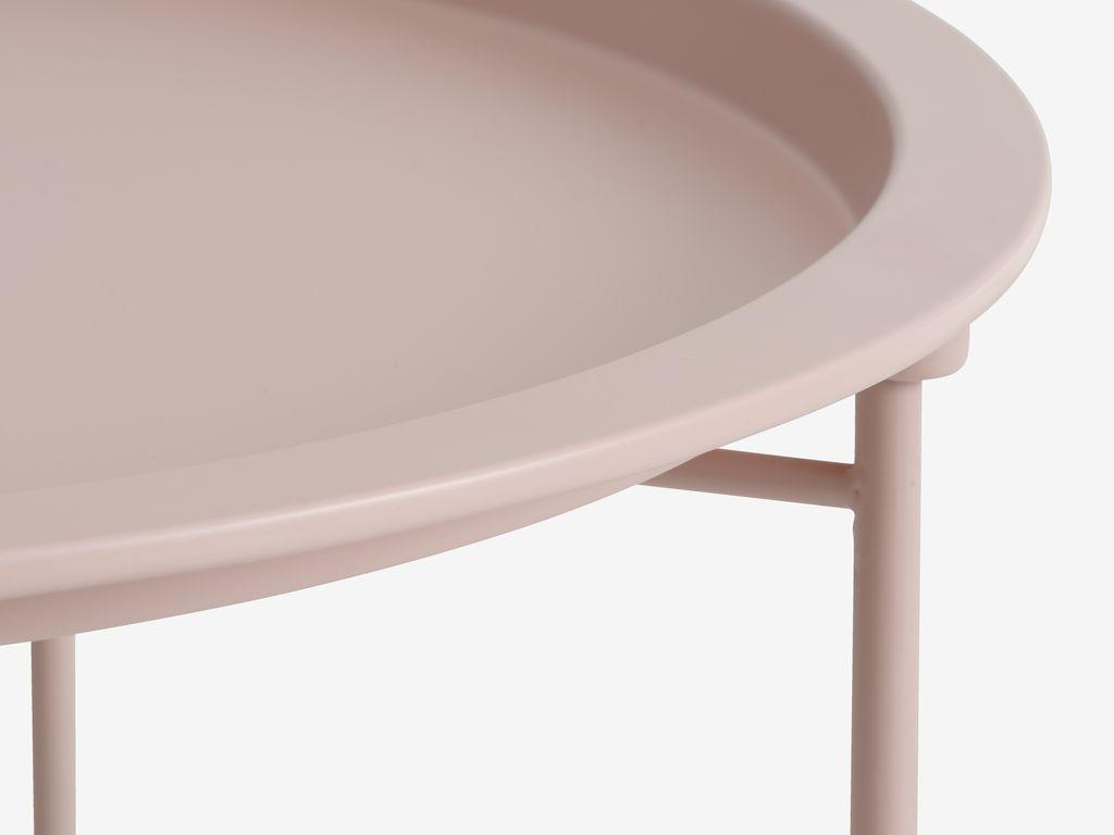 Mesa de apoio RANDERUP Ø47 rosa claro