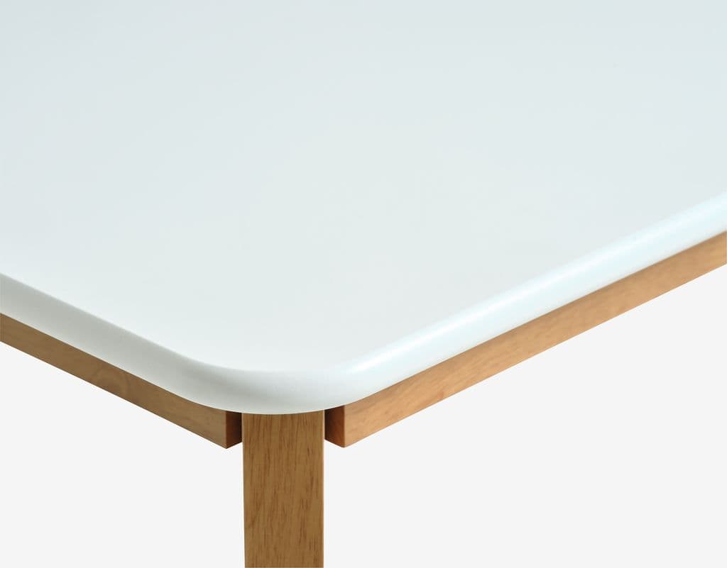 Mesa de jantar JEGIND 80x130 branco/carvalho