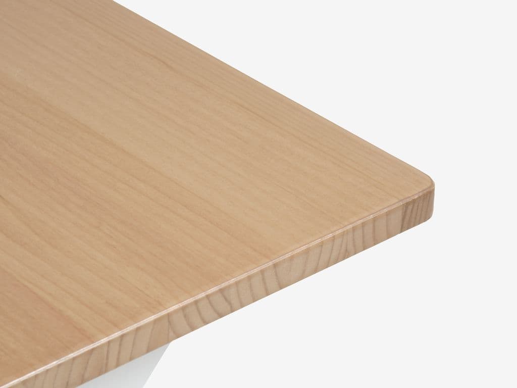 Mesa de jantar VISLINGE 90x190 natural/branco