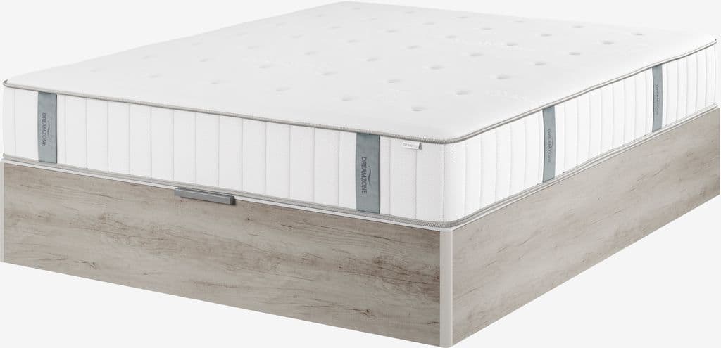 Base sommier 160x200cm URUNDA GA55 cinzento claro