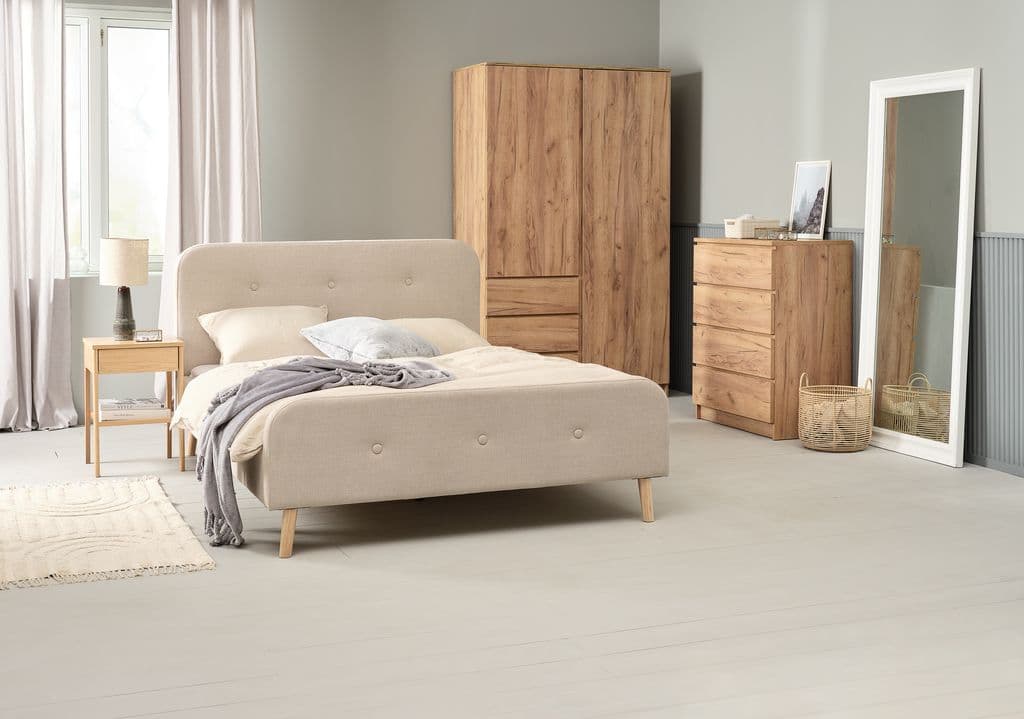 Roupeiro LIMFJORDEN 120x200 combi cor carvalho natural