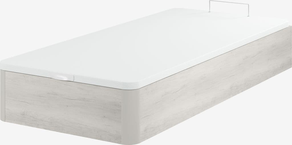 Base sommier 90x190cm SKJELA GA45 cinzento claro