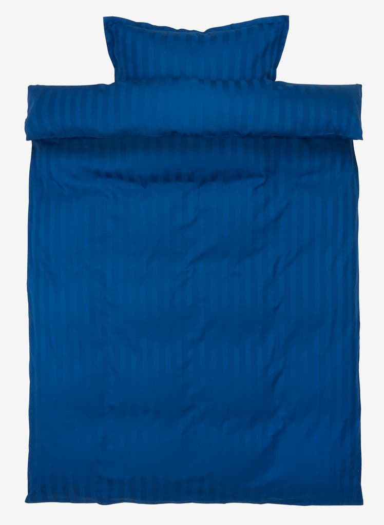 Conjunto capa edredão acetinado NELL 155x220 azul cobalto