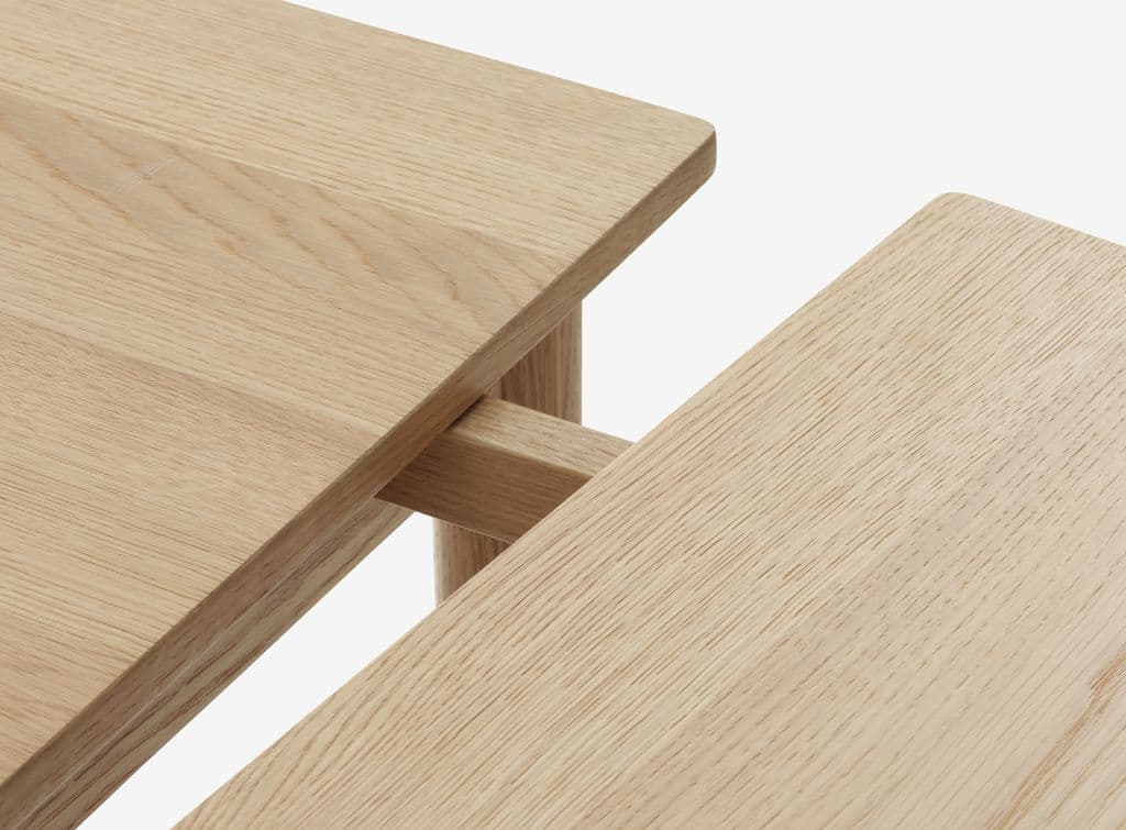 Mesa de jantar MARSTRUP 95x190/280 carvalho