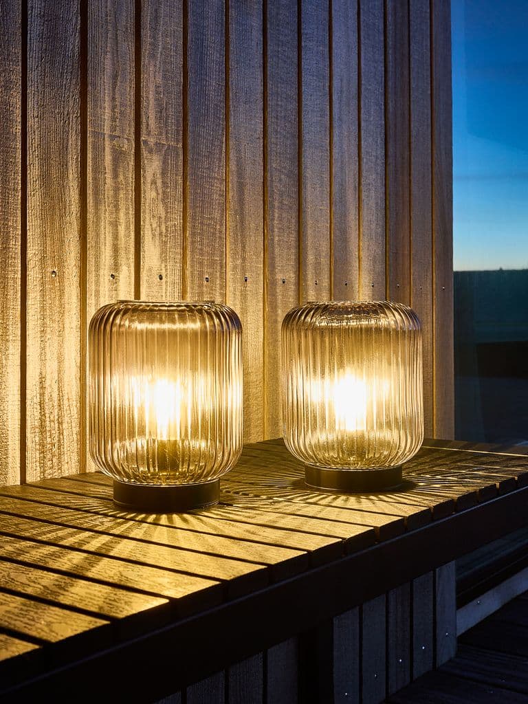 Candeeiro decorativo SIMMA Ø13xA17 esfumado