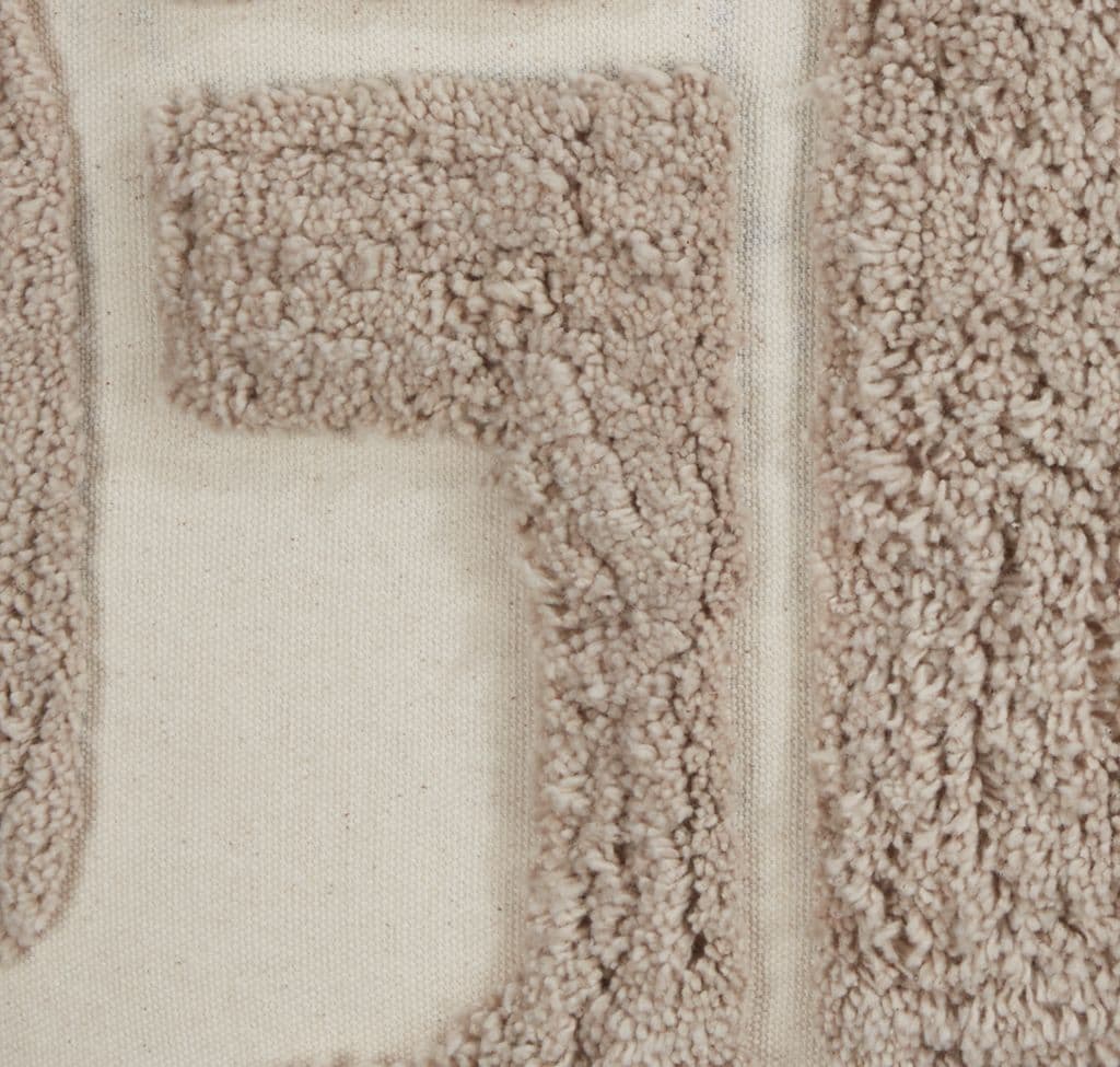 Almofada decorativa DVERGFAKS 45x45 cinzento/bege
