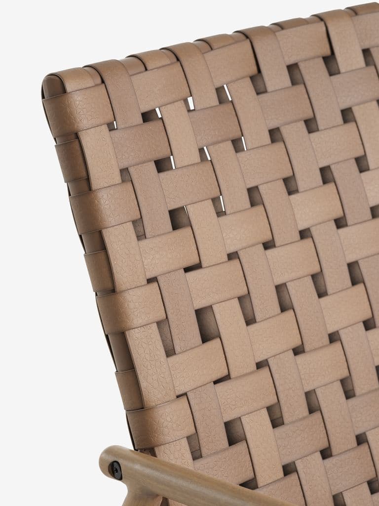 Cadeira lounge EDDERUP natural