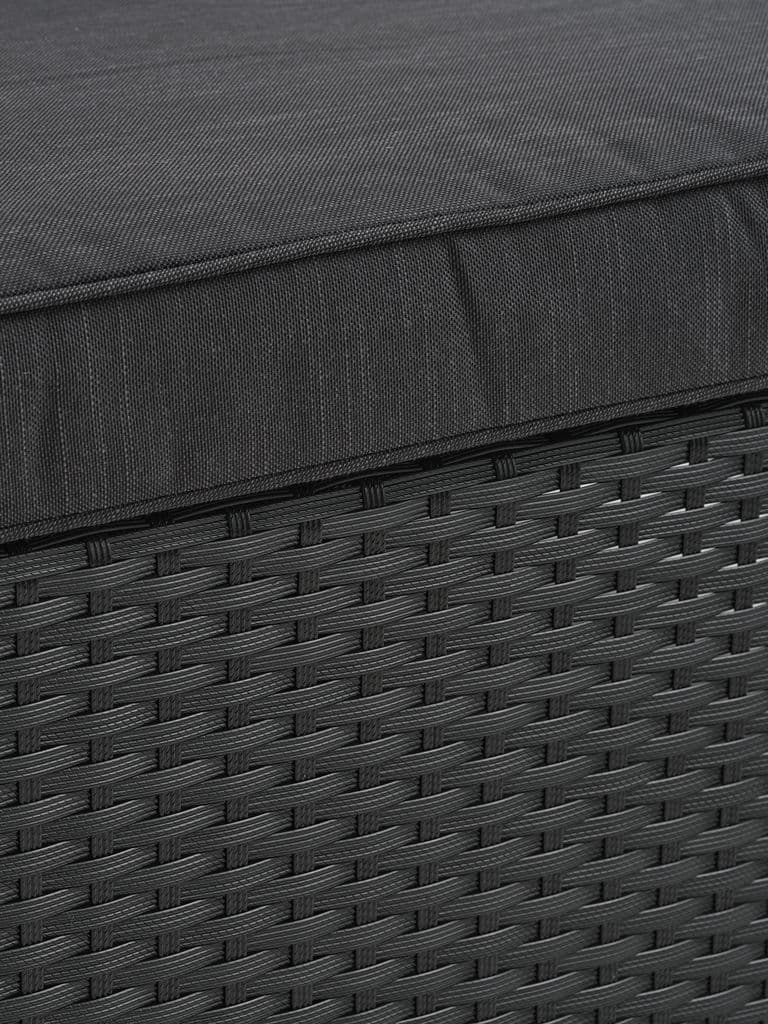 Espreguiçadeira HALLING L179xC187 preto