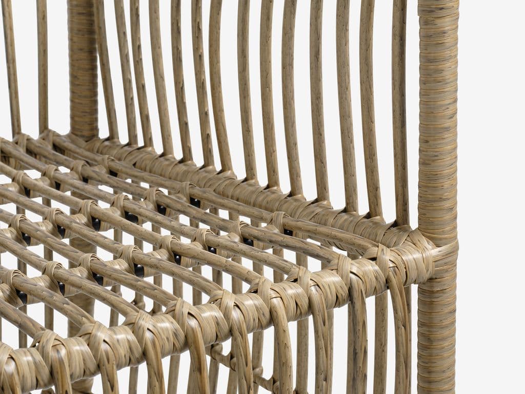 SANDVIG Ø120 mesa bege + 4 FJELLERUP cadeira natural