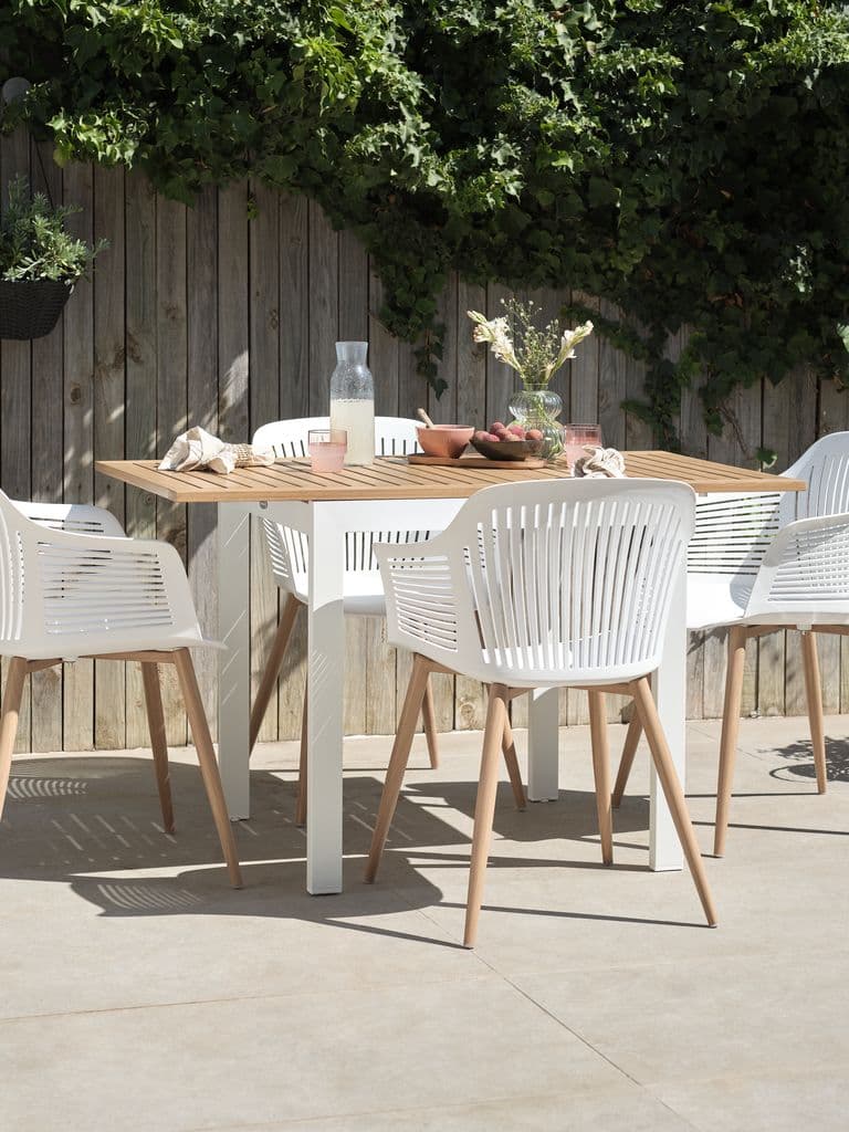 Mesa de jardim RAMTEN L70xC75/126 madeira de folhosas